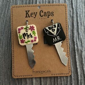 Francesca's Mr. and Mrs. Key Caps